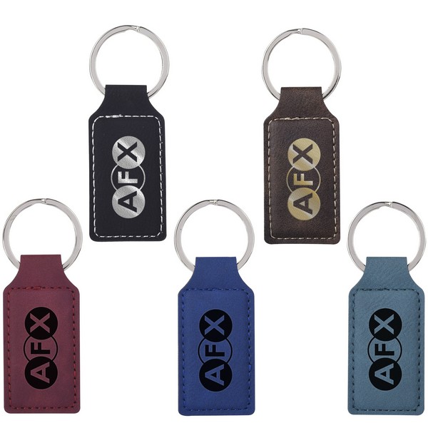 KH4731 Belvedere Stitched Key Tag With Custom I...